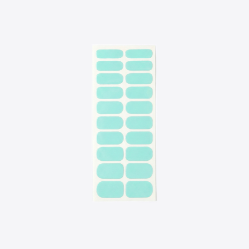 Alice nail polish wrap sheet in pastel aqua