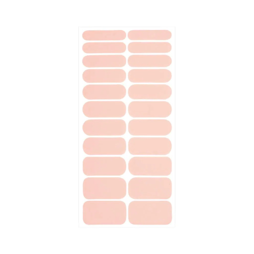 Ballerina 22-strip nail polish wrap sheet in soft blush nude