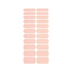 Ballerina 22-strip nail polish wrap sheet in soft blush nude