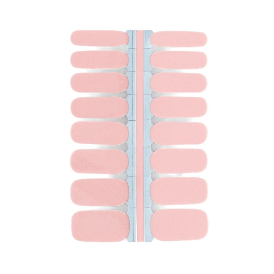 Cece nail polish wrap sheet in muted rose-pink