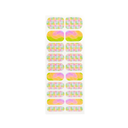 Dream Weaver nail polish wrap sheet in soft pastel gingham and swirls