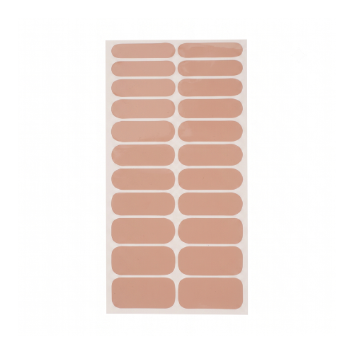 Iced Latte nail polish wrap sheet in creamy beige