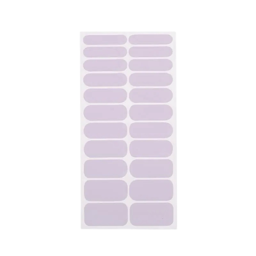 Very Berry 22-strip nail polish wrap sheet in pastel lilac