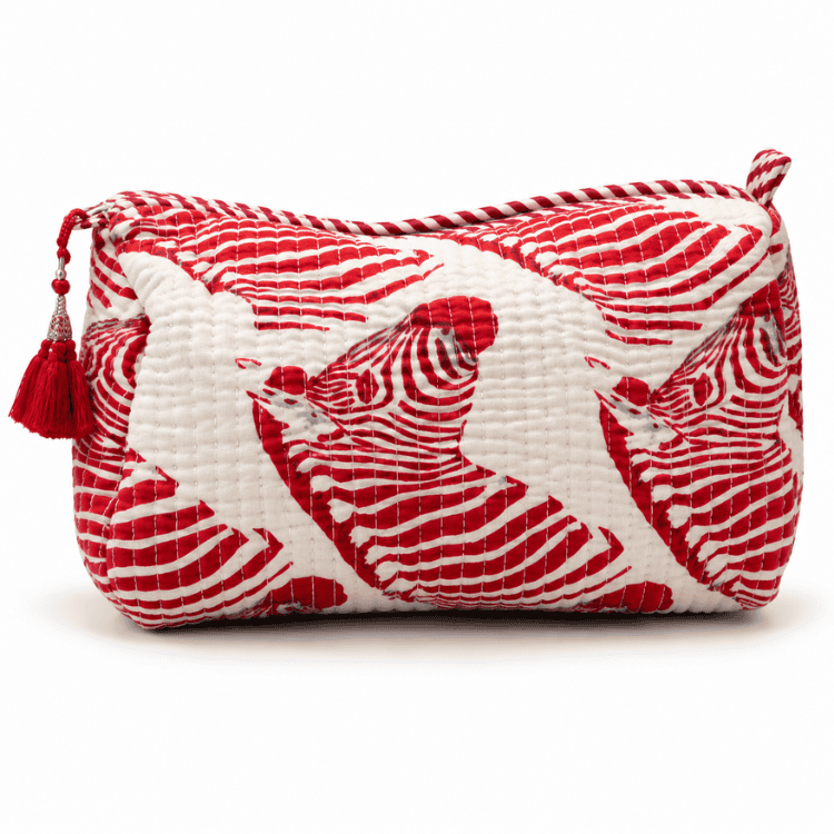 Stripe Tease Nail Stash Bag