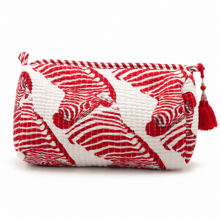 Stripe Tease Nail Stash Bag