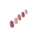 Autumn Pinks rose and berry nail polish wraps shown on five nail tips