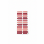 Autumn Pinks 22-strip nail polish wrap sheet in dusty rose, blush and berry