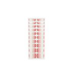 Chloé 20-strip nail polish wrap sheet in blush pink to white ombré