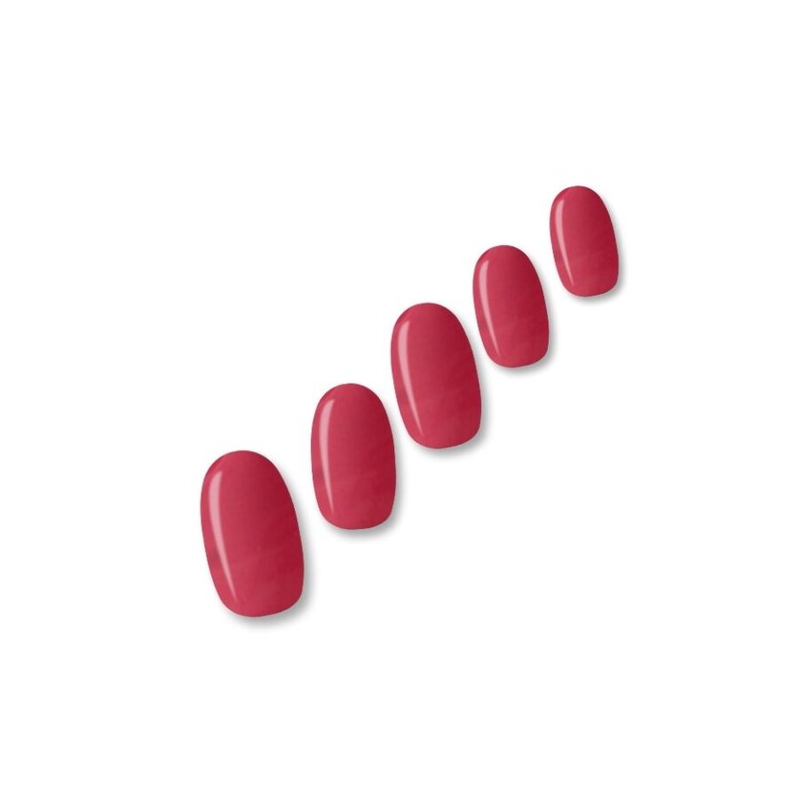A bold, glossy true-red solid with rich, high-shine intensity. A timeless, confidence-first shade that's always the right choice.