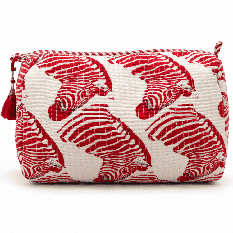 Stripe Tease Nail Stash Bag